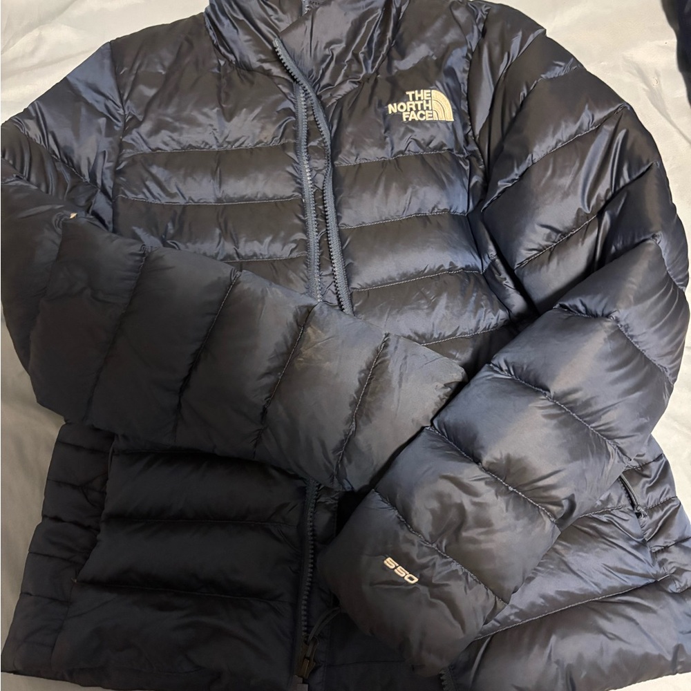 The North Face Dark Blue Puffer Jacket